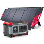 Rockpals 1300W Solar Generator Kit with Solar Panels